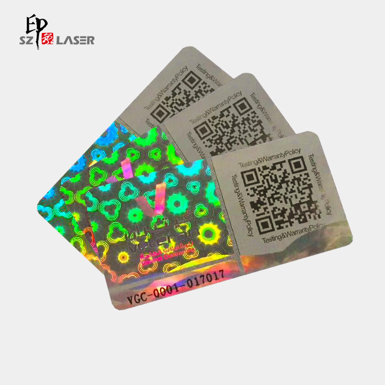 Custom QR Code Hologram Sticker - Hologram Sticker, Hologram Laminate ...